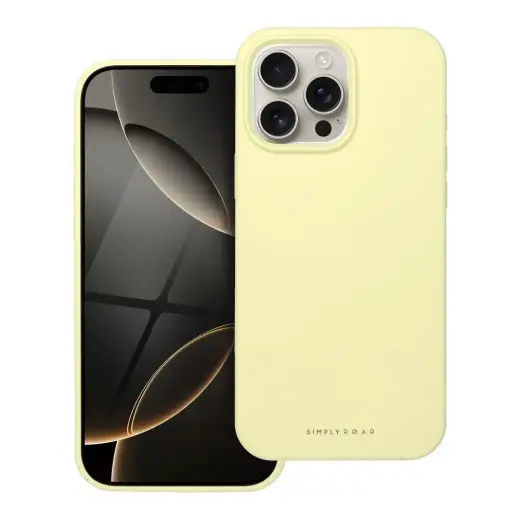 ROAR CLOUD SKIN telefono dėklas iPhone 16 Pro Max geltonas