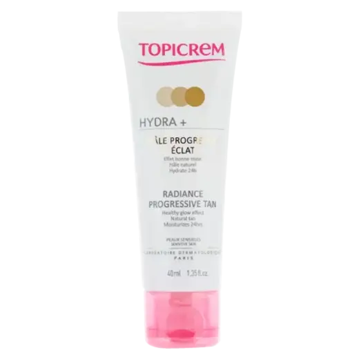 TopicremHydra+ - Progressive Bright Tanning - Sensitive Skin 40 Ml