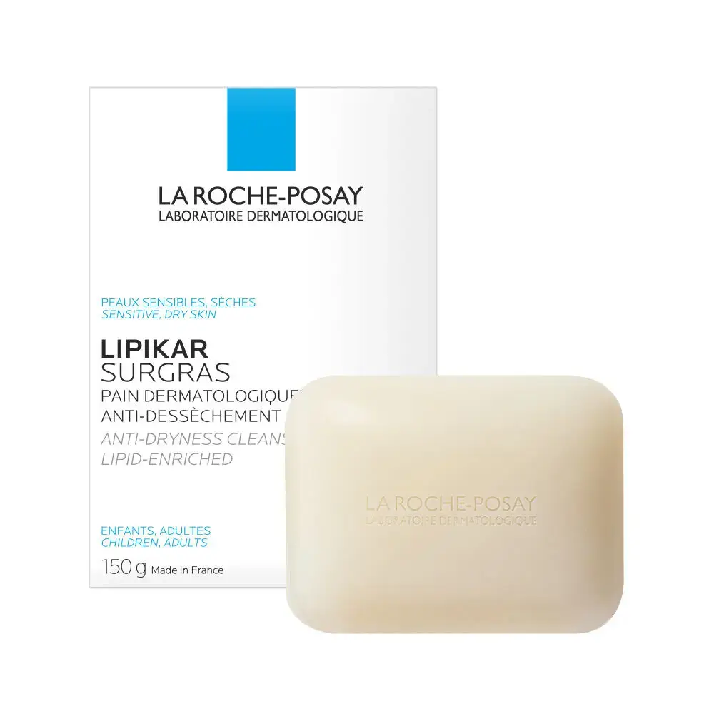La Roche-Posay, Lipikar Surgras, Niacinamide, Anti-Dryness, Soap Bar, 150 g *Tester