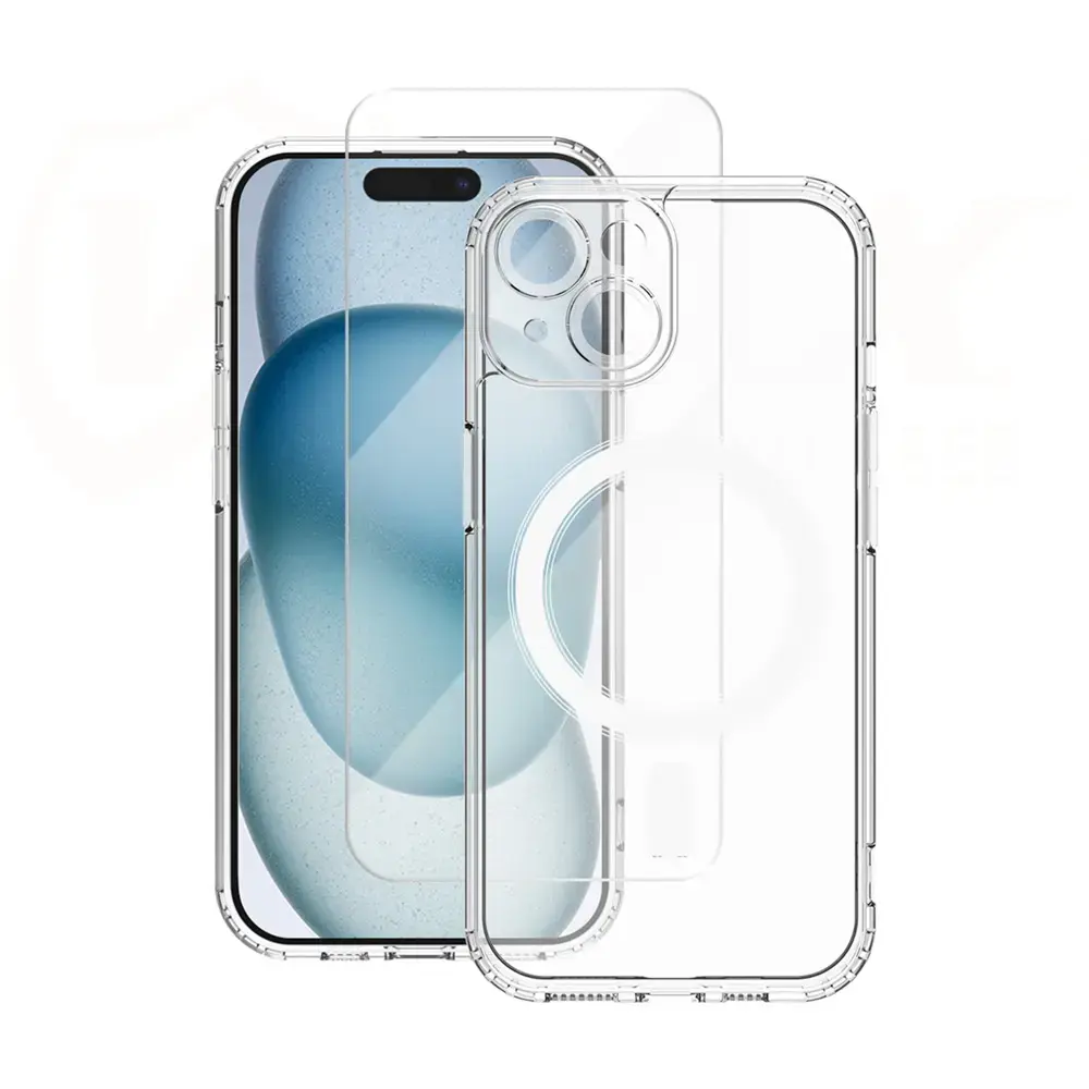 Vmax set case + glass 2,5D premium for iPhone 16 Pro 6,3"