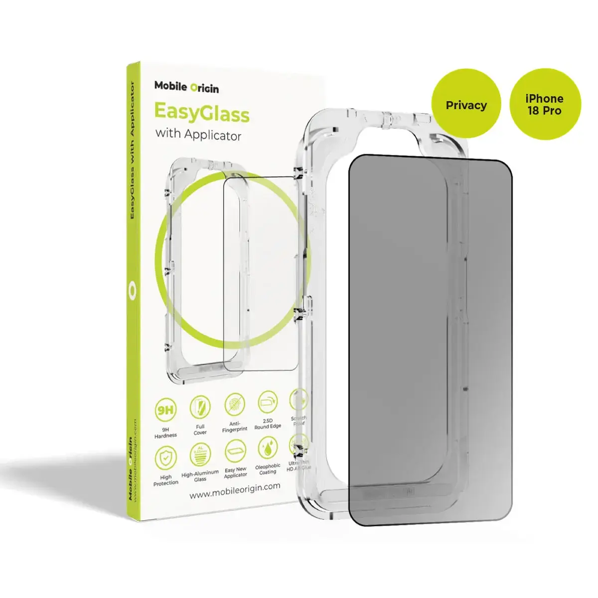 MOBILE ORIGIN EasyGlass Privacy with Applicator