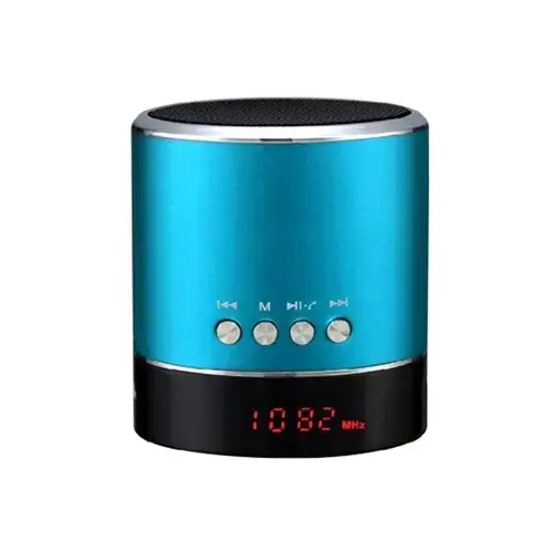 A38s Bluetooth Speaker - with radio and display Blue
