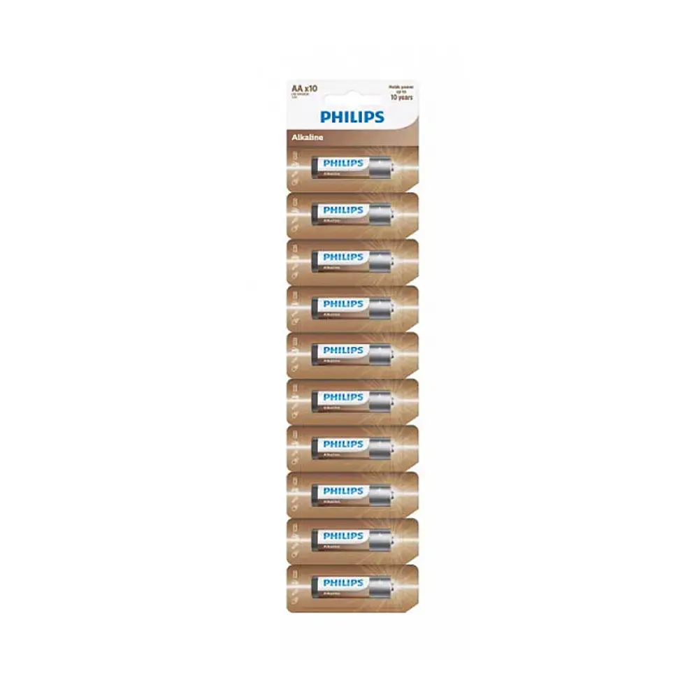 Battery PHILIPS AA LR6 10pcs blister Alkaline