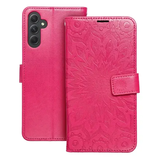 MEZZO mandala raamatutüüpi telefoni ümbris Samsung Galaxy A34 (A346) roosa