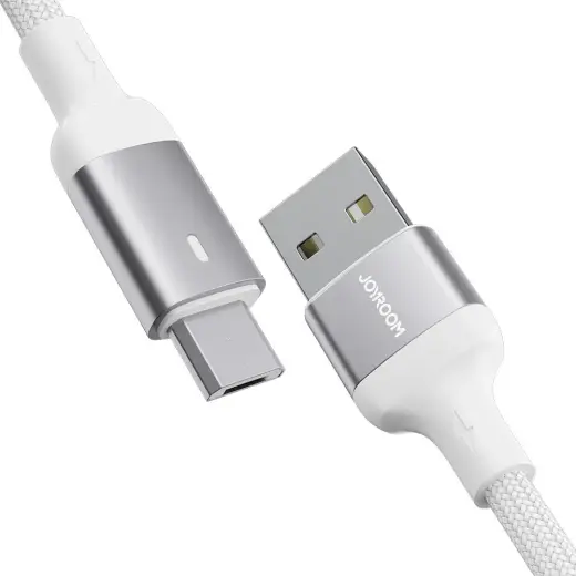 Joyroom USB cable - USB C 3A for fast charging and data transfer A10 Series 3 m white (S-UC027A10)