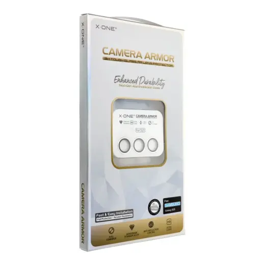 X-ONE Sapphire Camera Armor - for Samsung Galaxy S25 - silver