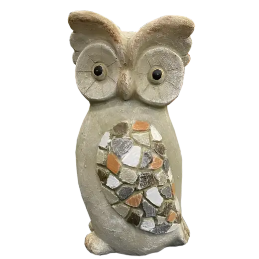 Garden decor Owl 14x27cm