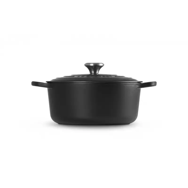 Čuguna katls apaļš Ø34cm / 12L matēti melns