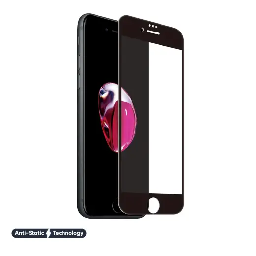 Fusion ESD 6D Anti-Static tempered glass for Apple iPhone 7 | 8 | SE (2020) black