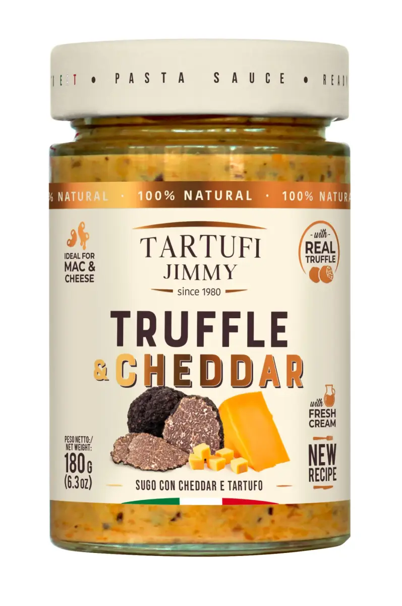 TARTUFI JIMMY Truffle Cheddar cheese sauce Ready to Eat, 180g