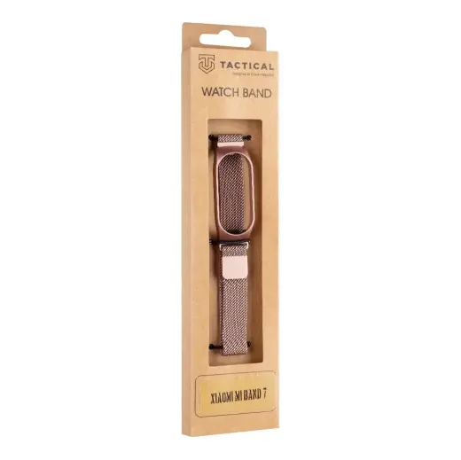 Tactical 830 Loop Magnetic Steel Band for Xiaomi Mi Band 7 Rose