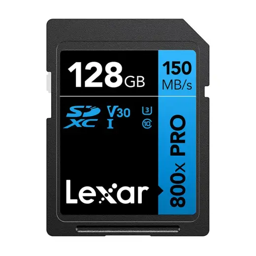 Lexar Professional 800x Pro SDXC 128GB memory card