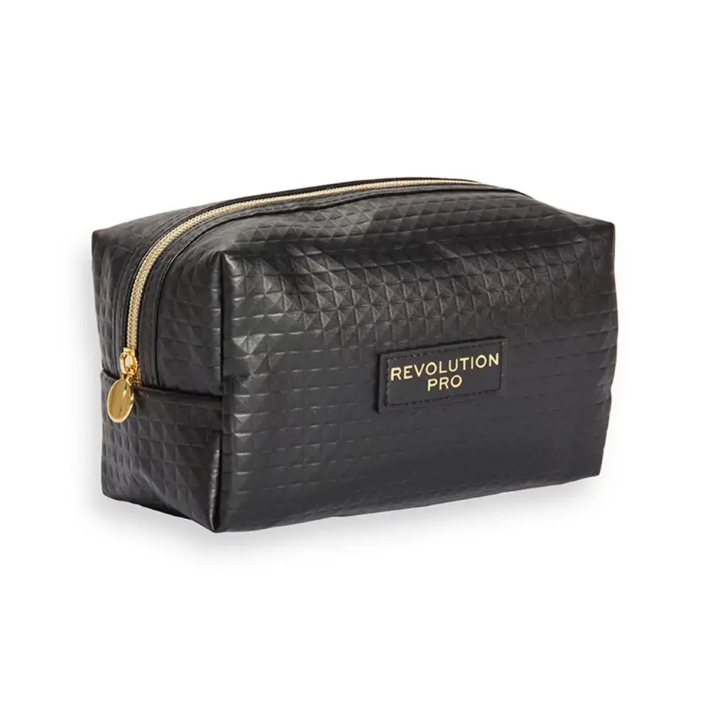 Makeup Revolution, Textile Makeup Bag, Black