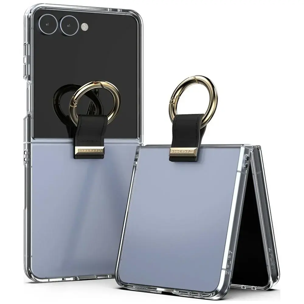 Case Mercury Golden Bell Clear Case for   Samsung Galaxy Z Flip8 black