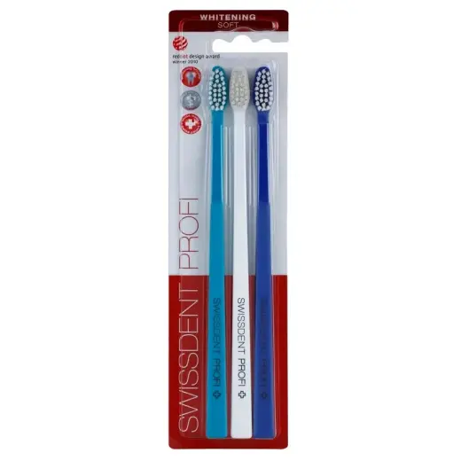 Swissdent Whitening Toothbrush Trio Soft 2 +1 FREE