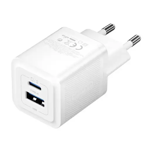 Vention FEQW0-EU tīkla lādētājs | 30W | GaN | USB-C, USB-A | balts