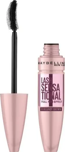 Maybelline lash sensational full fan effect mascara - 06 burgundy brown whether during the lunch break or on a date - one glance can sometimes.