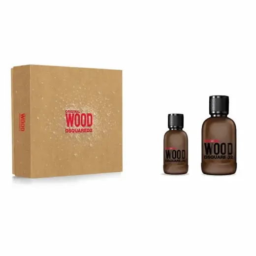 Dsquared2 Original Wood Eau De Parfum Spray 100ml Set 2 Pieces