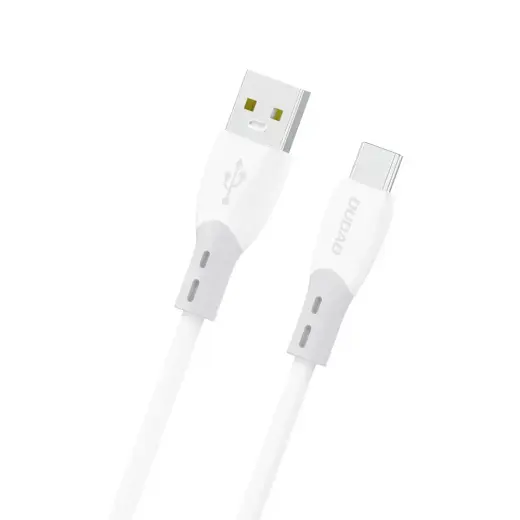 Dudao L25ST data transfer and charging cable | USB-A to USB-C | 100W | 1m | white