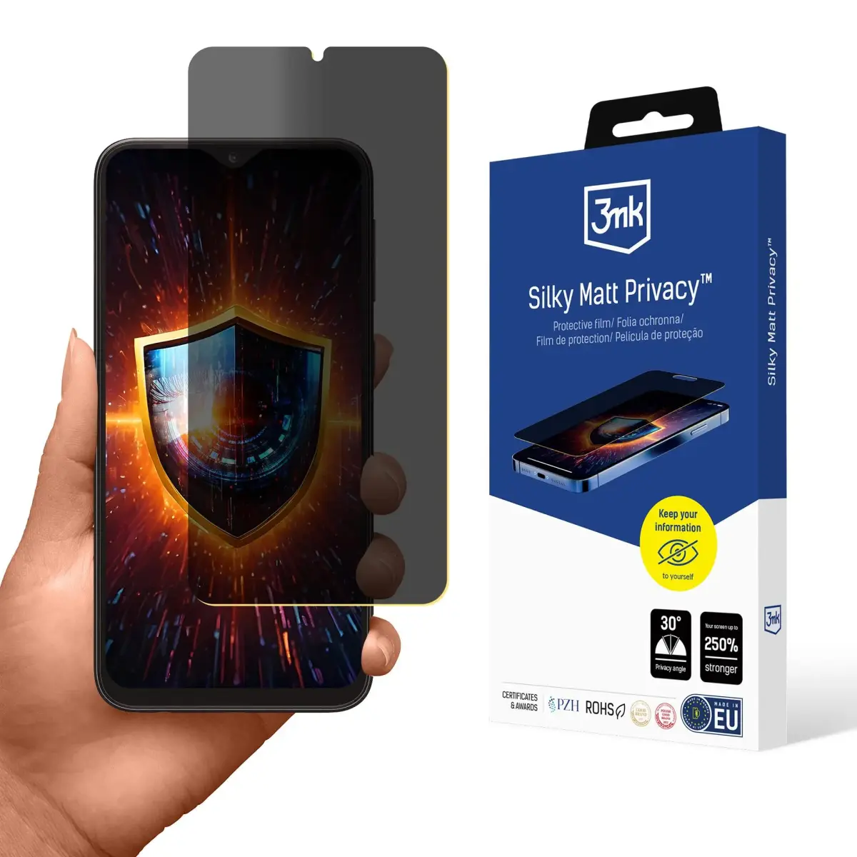 Samsung Galaxy A10 - 3mk Silky Matt Privacy