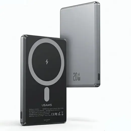 USAMS Powerbank 5000mAh 20W Fast Charge dark grey 10KCD22001 (US-CD220)