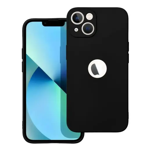 Soft telefono dėklas iPhone 13 juodas