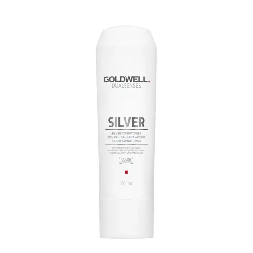Goldwell Dualsenses Silver Conditioner 200Ml in Clear