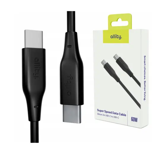 Allity cable AUC-02 USB-C - USB-C 1.0 m 60W black