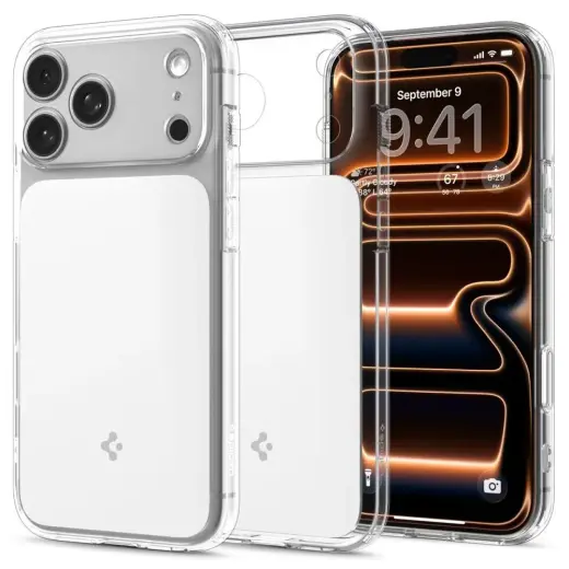 Spigen Ultra Hybrid "T" чехол с поддержкой MagSafe для телефона iPhone 17 Pro белый