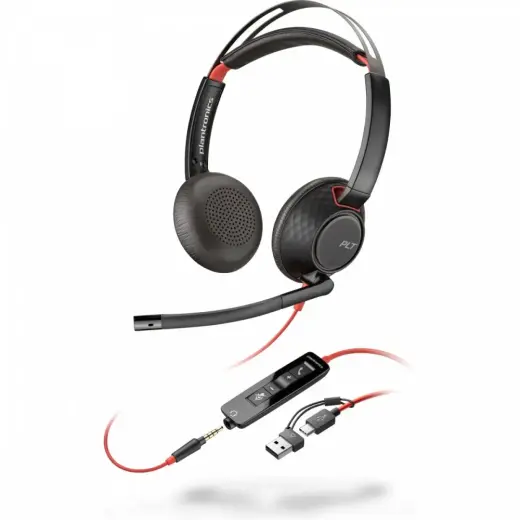 Headset Blackwire 5220 USB-C + USB-C|A (Bulk) 8X231A6