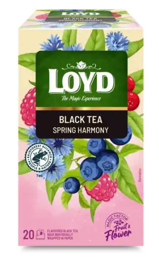 Melnā tēja LOYD Spring Harmony 20x1,75 g