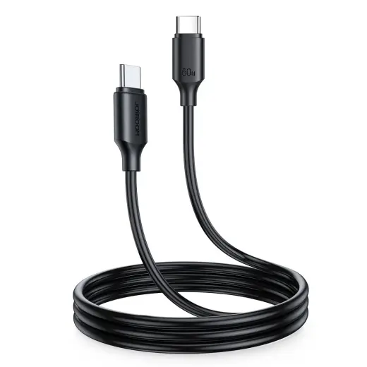 Joyroom S-CC060A9 datu pārraides un uzlādes vads | USB-C uz USB-C | 60W | 1m | melns