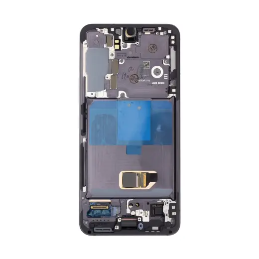 LCD display + Touch Unit + Front Cover Samsung S901B Galaxy S22 Phantom Black (Service Pack)