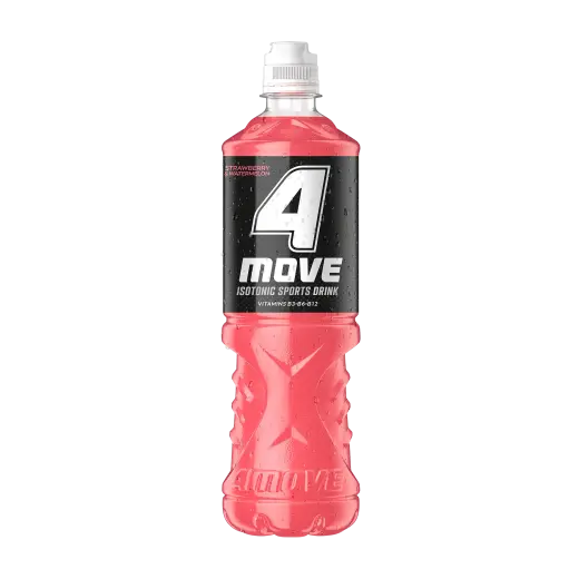 Izotonisks dzēriens 4 MOVE, Zemeņu un arbūza PET 0.75l(DEP)