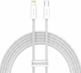 Baseus CALD000002 datu pārraides un uzlādes vads | USB-C uz Lightning | 20W | 1m | balts