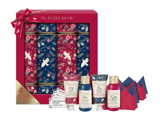 Baylis & Harding the Fuzzy Duck Winter Wonderland Crackers Gift Set in Clear