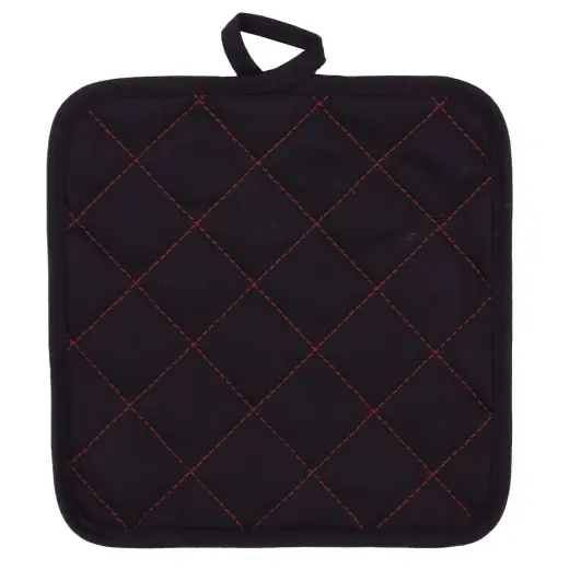 Kuumuskindel alus XL 20x20cm must/punane
