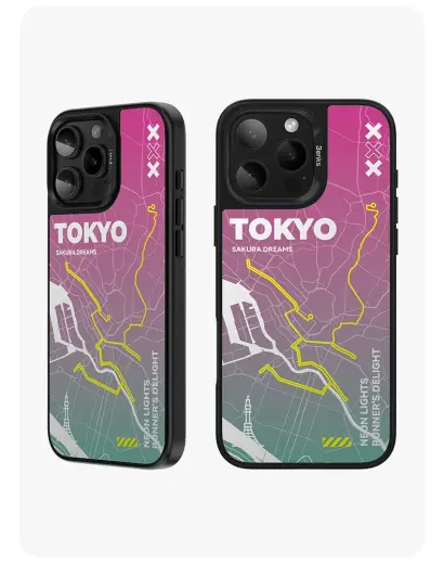 Benks Dynamic City Tokyo Case for Iphone 15 Pro Max Foto 4