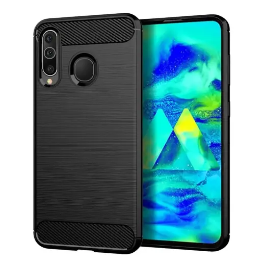 Carbon maciņš telefonam Samsung Galaxy A20S melns