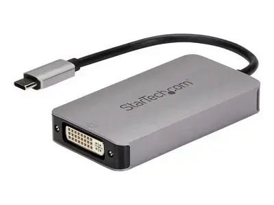 StarTech.com USB 3.1 Type-C to Dual Link DVI-I Adapter - Digital Only - 2560 x 1600 - Active USB-C to DVI Video Adapter Converter (CDP2DVIDP) - video adapter - 24 pin USB-C to DVI-I - 15.2 cm