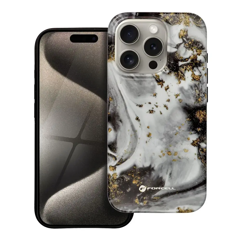 Forcell F-Protect Mirage maciņš ar MagSafe atbalstu telefonam iPhone 15 Pro pelēks