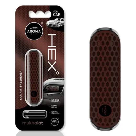 Car air freshener AROMA FANCY SHAPES POLYMER HEX Mukhalat
