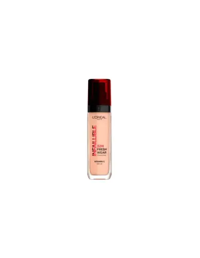 L'OREAL INFALLIBLE  32H FRESH WEAR FOUNDATION SPF 25 145 BEIGE ROSE 30 ML