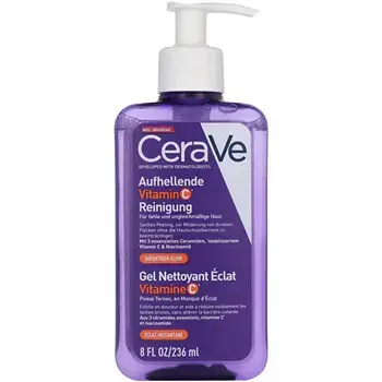 CeraVe Brightening Vitamin C Cleanser - Rozjasňující čisticí gel 236ml