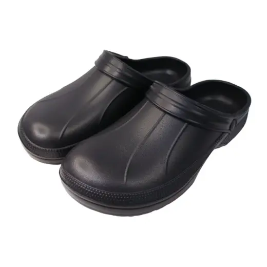 Garden slippers men's size 41 black