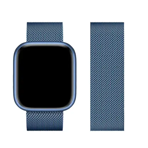 Forcell F-Design nutikella rihm Apple Watch (38/40/41 mm) jaoks | roostevaba teras | sinine