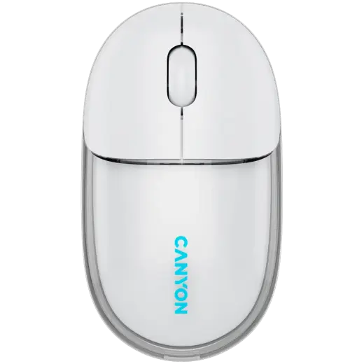 CANYON mouse OnClick 24 BT/ Wireless Transparent/White