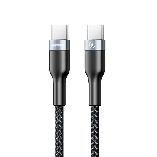 Remax Sury 2 Series USB-C kabelis 1m | PD | QC 3.0 melns