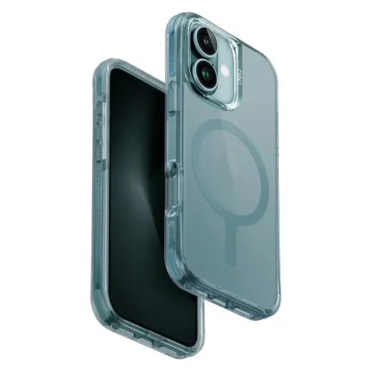 UNIQ etui Combat iPhone 16 6.1" Magclick  Charging zielony|teal green