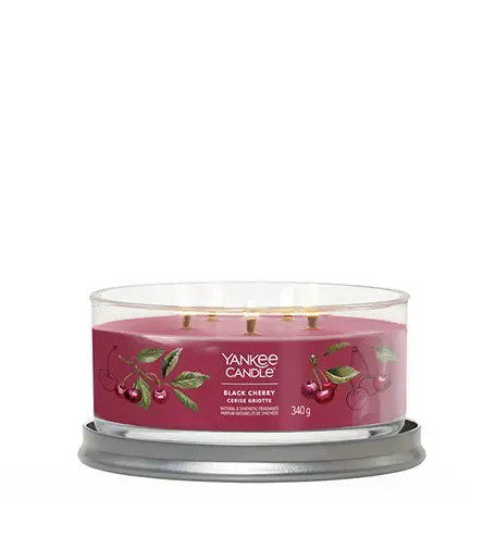 Yankee Candle Black Cherry signature tumbler 5 wicks 340 g